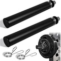 Weight Plate Holder for Power Rack Attachment, Squat Rack Weight Storage for 2 inc Olympic Weight,Compatoble with 2x2, 2x3, 3x3 Power Cage, Fit 1"and 5/8" Hole