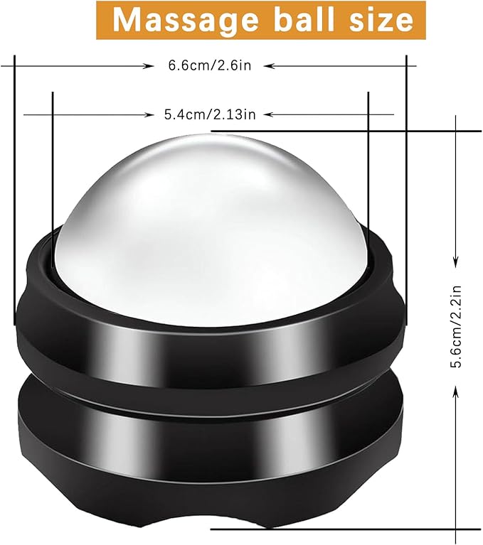Massage Ice Roller Ball - Roller for Muscles Deep Tissue - Stays Cold for 6 Hours, Plantar Fasciitis Roller, Sports Fitness Relaxations Gift, Rapidly Relieve Muscle Pain and Tension