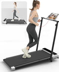 3-in-1 Walking Pad with Incline,2.5 HP Under Desk Treadmill for Home Office,265 LBS Compact Walking Treadmill with LED Display,No Assembly