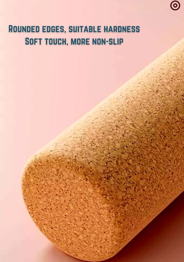 Cork Roller,Foam Rollers Substitute for Muscle Restoration, Massage Therapy, Sport Recovery and Physical Therapy -18in