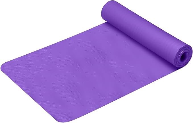 Non-Slip Yoga Mats for Women & Men, 1/5" Extra Thick Anti-Tear Non Slip High Density Exercise Mats with Carrying Strap,Hot Yoga Mat for Floor Fitness Stretching Home Gym Pilates
