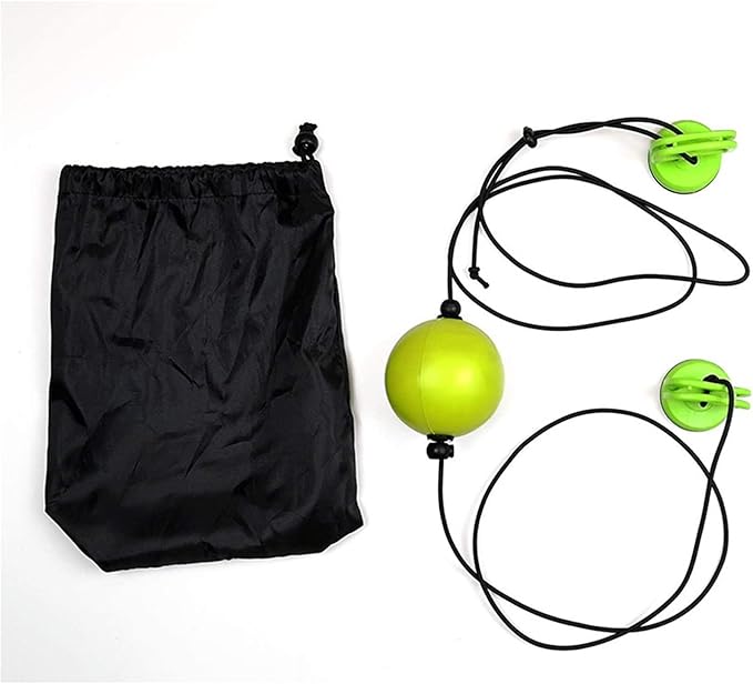Suction Cup Boxing Reflex Ball, PU Hanging Punching Reaction Ball for Speed, Coordination & Stress Relief, Floating Boxing Ball for Home Workout & Fitness Training