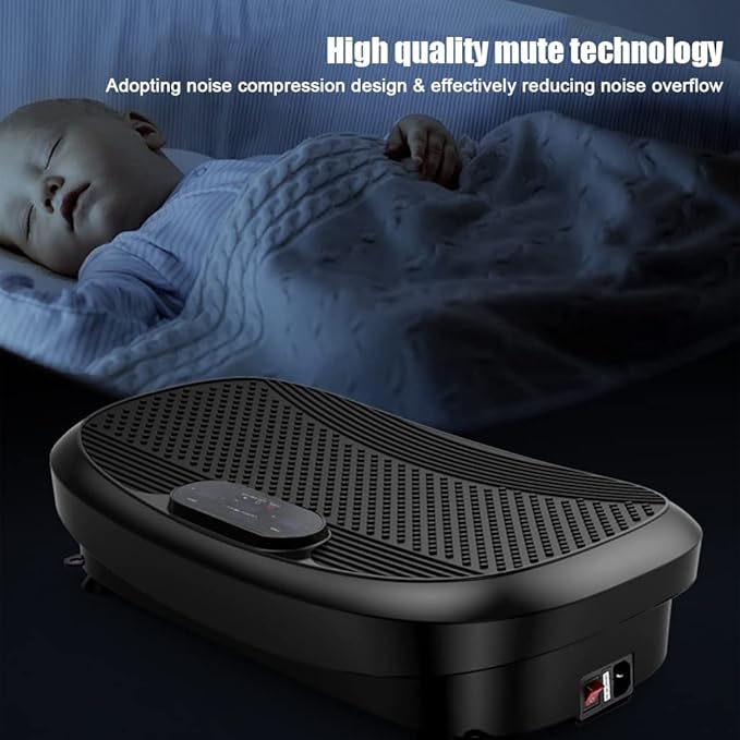 4D Vibration Plate Exercise Machine - Triple Motor Oscillation, Linear, Pulsation + 4D Motion Vibration Platform | for Weight Loss & Shaping