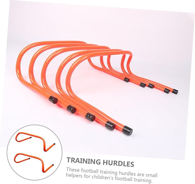 2pcs Agility Hurdles 15cm Plastic Speed Training Equipment for Football Soccer Track and Field Fitness