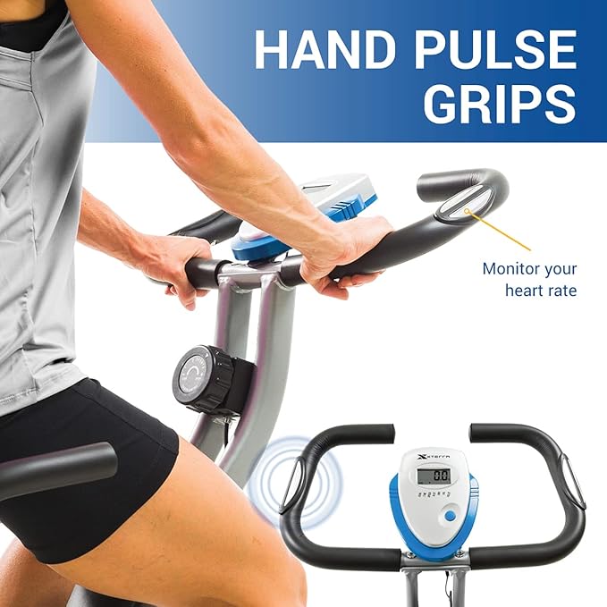 Folding Exercise Bike, 225 LB Weight Capacity
