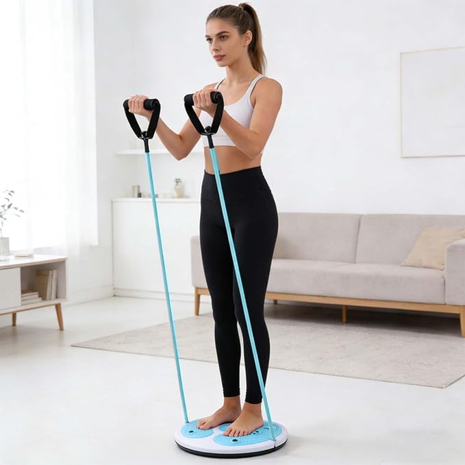 Twist Board - Waist Shaping Training Equipment,Core Twisting Disc with Calorie Count,for Home Gym Office Fitness Enthusiasts Beginners Post-Partum Individuals