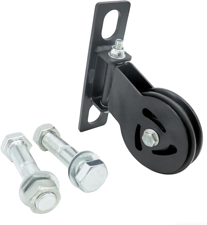 MARLANG Cable Pulley System for Squat Rack 180° Rotating Pulley Attachment M14 Bolts Fits Φ16-26mm Racks Smith Machine,LAT Pulldown & Row Workouts Home Gym Strength Training