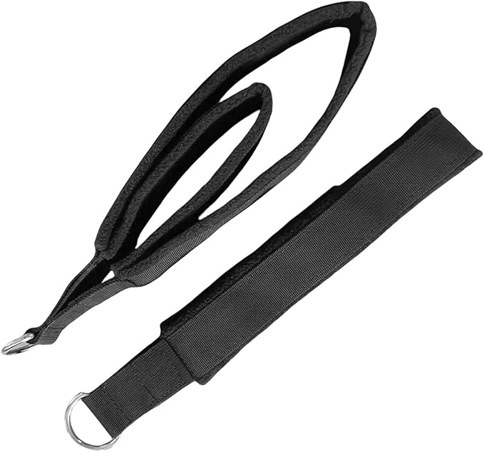 1 Pair Pilates Double Loop Strap For Reformer Fitness D-Rings Handle Yoga Exercise Accessory For Home Gym Workout Fitness D Rings Workout