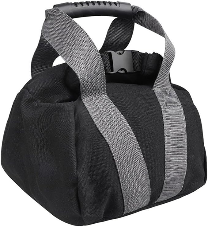 Adjustable Sandbag for Fitness and Yoga - Kettlebell Alternative Weight Training Sandbag with Handle, 0-35 lbs Capacity, Canvas For Home Gym Equipment for Strength Training and