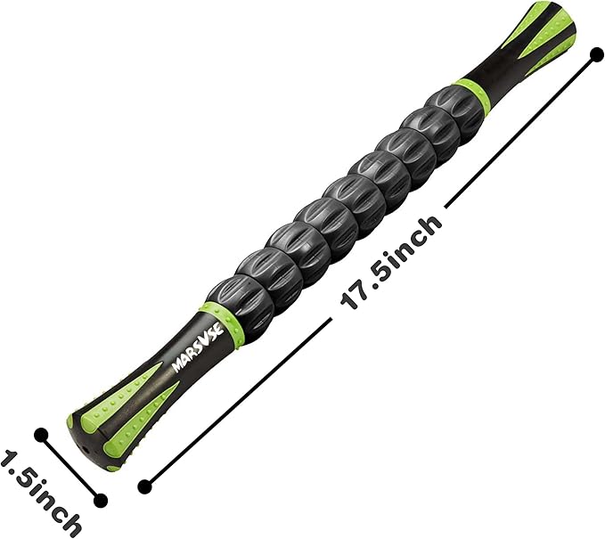 Muscle Roller Stick Massage Roller Muscle Roller Massage Tool for Athletes and Soothing Cramps,Relieving Muscle Soreness, 18 Inches Muscle Roller for Relieving,Physical Therapy,Massage,Body Recovery