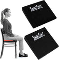 SmartSeat Wedges for Back, Knee & Sit Bone Support Posture Correction Pain Relief and Comfort Ideal for Office Chairs, Home Seating, Yoga, Meditation and Pilates Practice, Small Foam Wedges Pack of 2