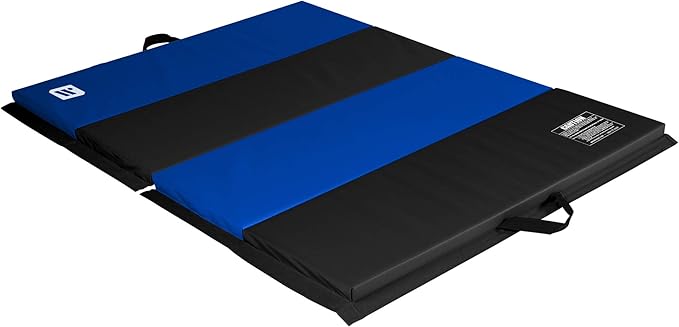 We Sell Mats - 4 ft x 6 ft x 2 - Personal Fitness & Exercise Mat for Home Workout - Lightweight and Folds for Carrying – All Purpose Gym Mat – Thick Mat for Yoga, Pilates, Stretches, Floor Exercises