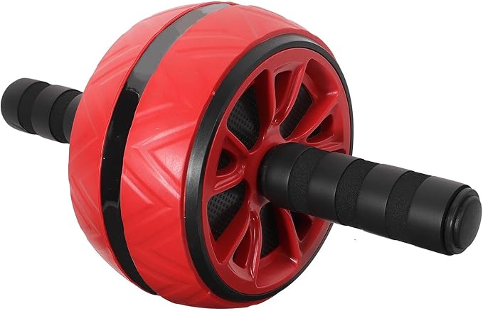 TOYANDONA Ab Roller Wheel with Knee Pad, Quiet Fitness Exercise Roller for Abdominal Muscle Training, Sturdy Core Workout Equipment for Home Gym and Men’s Strength Training