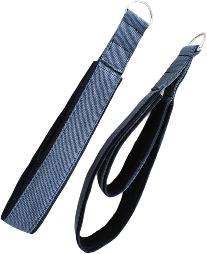 Pilates Double Loop Straps,Exercise Pilates Equipment,Comfortable 1 Pair Double Loops Foot and Hand Straps for Studio,Workout