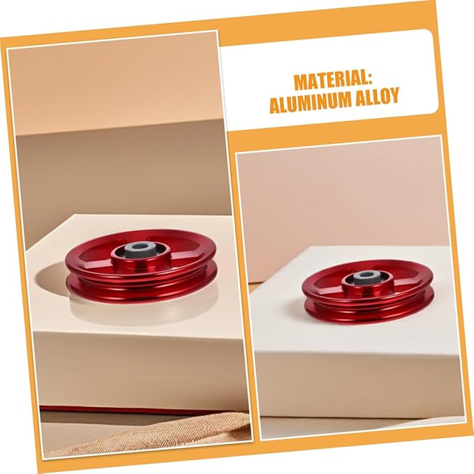 3pcs Aluminum Alloy Pulley System Gym Attachments Cable Pulley Wheels for Strength Training Equipment Home Gym Workout Accessories