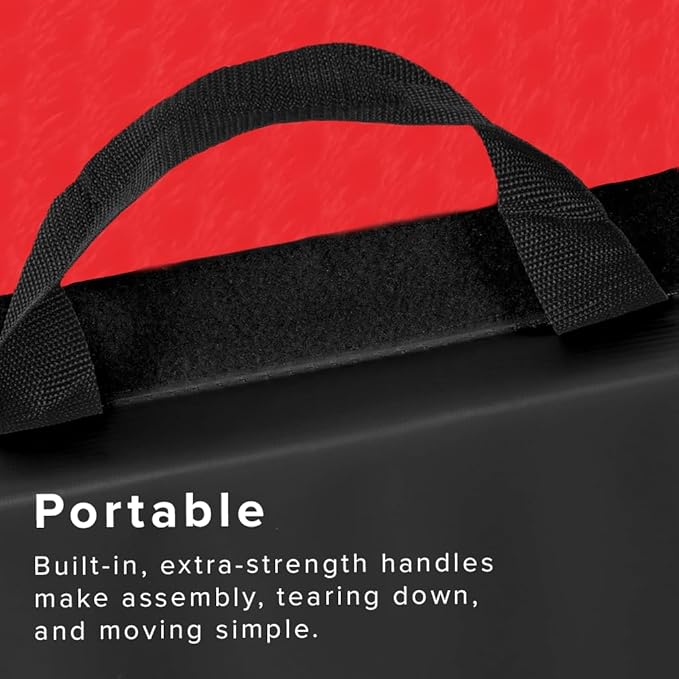 We Sell Mats - 4 ft x 8 ft x 2 in Premium Personal Fitness & Exercise Mat for Home Workout - Lightweight and Folds for Carrying – All Purpose Home Gym Mat – Thick Mat for Yoga, Pilates, Stretches