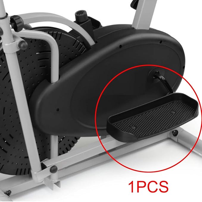 Elliptical Machine Foot Pedal Ellipse Leg Exerciser Pedal Multifunction Parts Replace 7.09inch Hole Spacing for Office Hotel