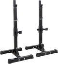 F2C Max Load 550Lbs Pair of Adjustable Squat Rack 41"-66" Sturdy Steel Barbell Rack Free Bench Press Stands GYM/Home Gym Portable Dumbbell Racks Stands
