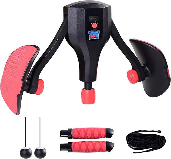 Thigh Trainer with Counter,3-in-1 Pelvic Floor Exercise Device,Adjustable 0-132lb Resistance Kegel Exerciser and Home Workout Equipment for Women and Men