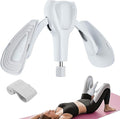 Pelvic Floor Exercise Devices 77 lb Adjustable Kegel Inner Thigh Exerciser and Hip Trainer Workout Equipment for Home Postpartum Recovery Women Men, with Band