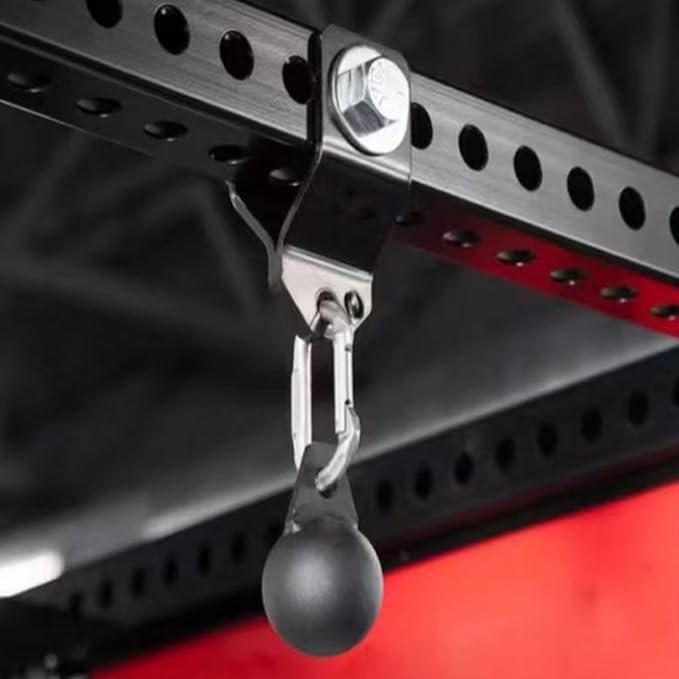 Power Rack Attachments for Strength Training Upgrade DIY Fitness with Quick Connect Buckles Hook Resistance Band Accessories