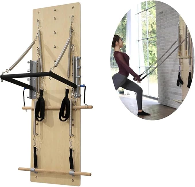 Pilates Pro Chair Springs ﻿Pilates Springboard Yoga Wall Mounted Pilates Equipment Board Music Wire Steel Tension Spring Set