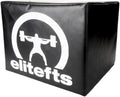 EliteFTS Squat Box Jumping Exercise Trainer Workout Equipment with Anti Slip Surface & High Density Foam - Box Squat Workout Step Plyometric Box