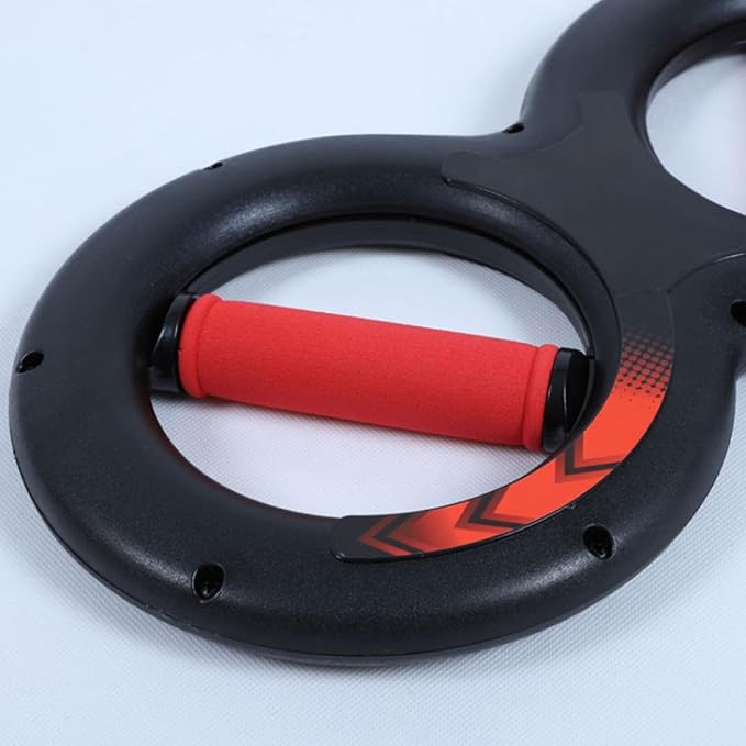 HEMOTON Multifunction 8-shaped Hand Grip Strengthener Red 20kg Heavy Grip for Fitness Forearm and Wrist Exercise Strength Training Device for Home and Gym