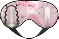 Pink Cherry Blossom Staircase Head-Mounted Double-Sided Light-Blocking Sleeping Eye mask to Protect Eyes and Relieve Eye Fatigue