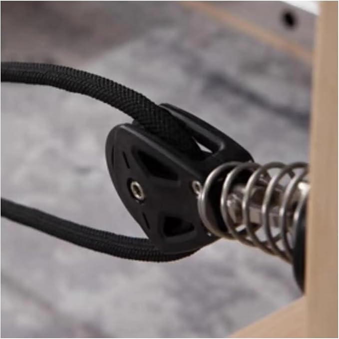 Pilates Reformer Pull Rope Belt Hardware Professional Strap,Compatible For Seated Balance Exercise Equipment Core Bed Accessories(5.8cm Reformer Wheel)