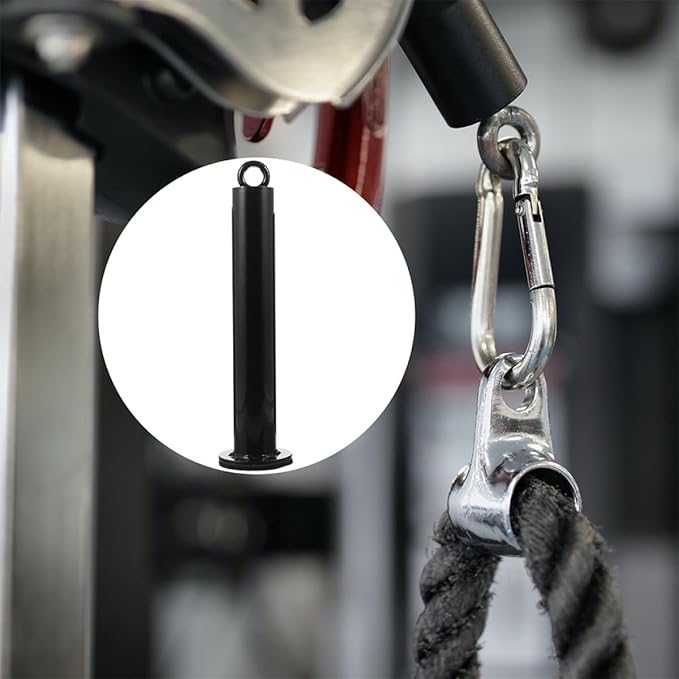 2Pcs Gym Weight Loading Pin and Weight Plate Holder Fitness Pulley Cable Machine Attachment 48Mm Diameter × 320Mm Fitness Equipment Accessory for Strength Training