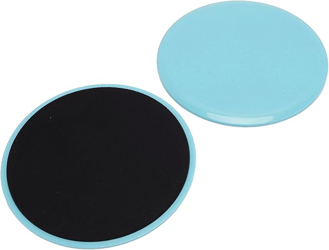 Exercise Core Sliders, 2 Pack Dual Sided Exercise Discs, Fitness Sliders with Use on Carpet or Hardwood Floors, Ideal for Abdominal & Core Workouts & Equipment
