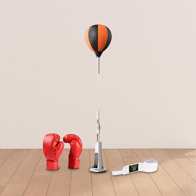 Boxing Reaction Ball, with Stand Boxing Speed Bag Boxing Punching Bag for Exercise, for Kids with Gloves