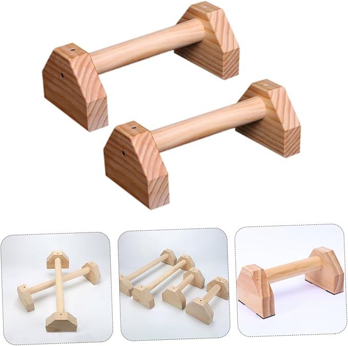 BESPORTBLE Push-up Brackets for Home Fitness Durable Grip Bars for Strength Training Anti-skid and Sweat-resistant Push-up Stands for Arm Muscle Development and Balance Training