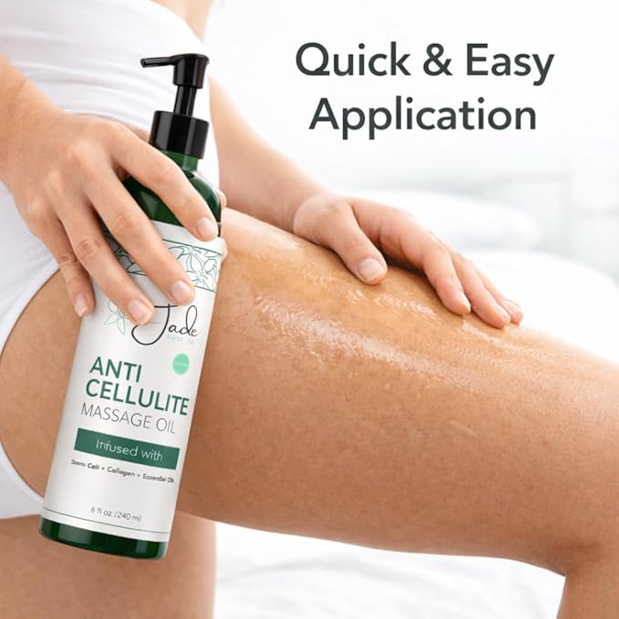 Anti Cellulite Oil - Massage Oil for Women Collagen Stem Cell Firming & Tightening Oil 8oz External Use ONLY
