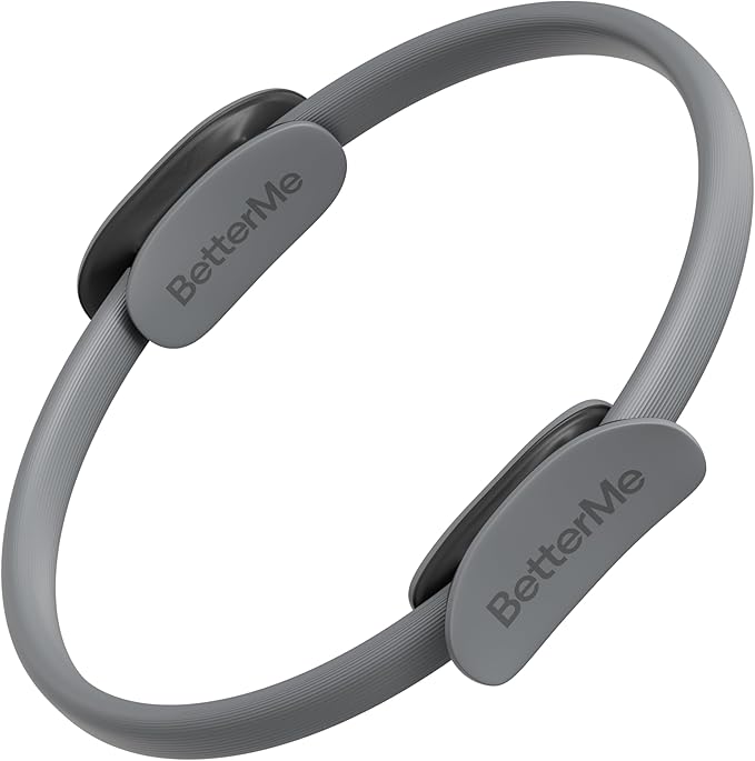BetterMe Toning Pilates Ring – Magic Circle Pilates Ring for Strength & Flexibility – 15 Inch Fitness Ring for Home Pilates & Yoga Workouts