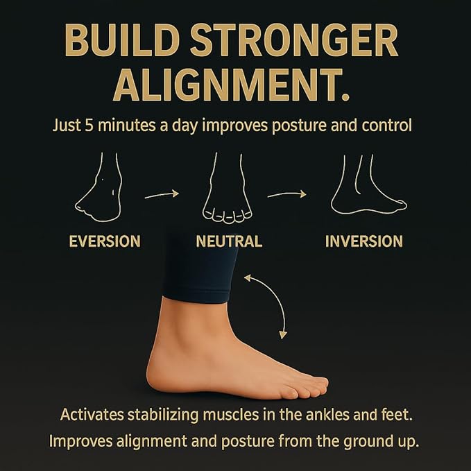 ANKR Ankle Balance Board | Stability Trainer for Ankle Strength, Mobility & Sprain Recovery | Non-Slip Wobble Board for Plantar Fasciitis Relief, Physical Therapy & Injury Prevention