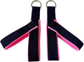 2Pcs Pilates Straps Reformer Straps D Ring Core Waist Back Leg Y Loops Fitness Straps Yoga Straps for Exercise Men Home Women