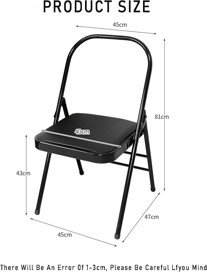 Yoga Chair,Pilates Assist Gymnasium Auxiliary Equipment Home,for Indoor and Outdoor Studio(Color1)
