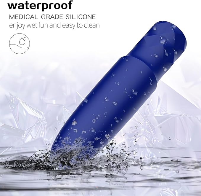 10 Modes Quiet Powerful Handheld Electric Tool，Handheld Personal Back Massage Rod Travel Portable Soft Silicone SC6248