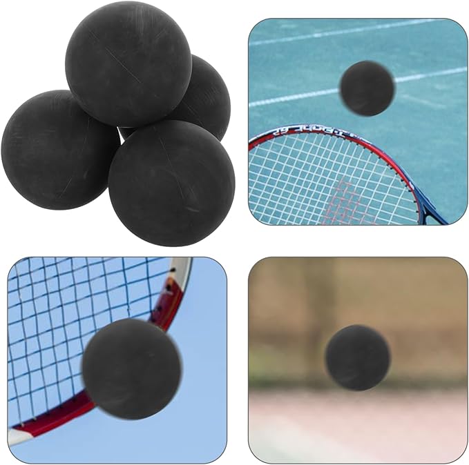 TOYANDONA 4pcs Reaction Balls Mini Racket Balls for Sports Training Reflex Exercises