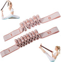 Fitness Resistance Band for Stretching and Yoga, Fashion Puller Exercise, 8/10 Loops Elastic Exercise Bands for Adults, Exercise Bands with Handles for Full Body Stretching Shaping