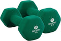 Body Sport Neoprene Dumbbell Weight - Latex-Free, Strength Training Equipment for Home Fitness & Gym Workouts