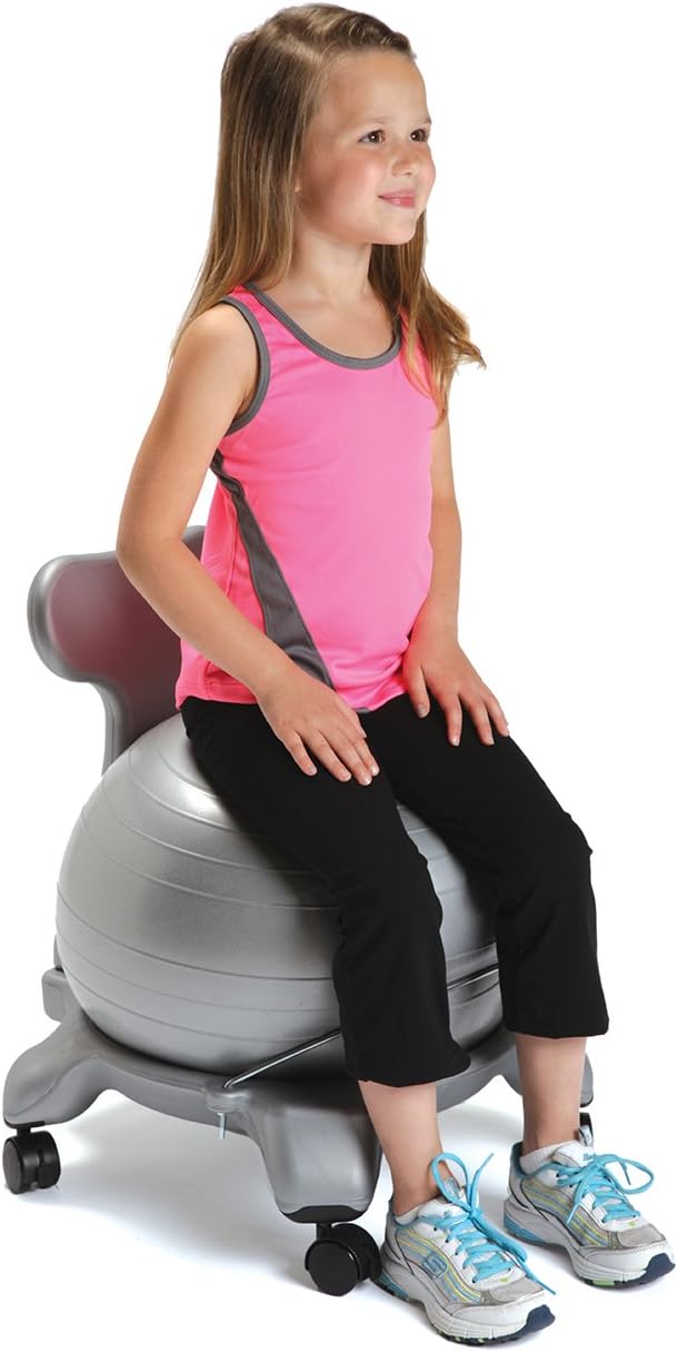 Aeromat Kids Ball Chair Gray/Silver