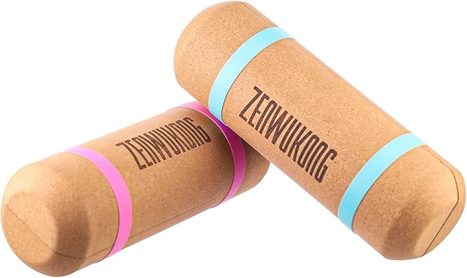 Cork Balance Board - Premium Cork Stability Balance Trainer | Foot & Ankle Strengthener to Improve Mobility, Prevent Falls | Home Gym Fitness Equipment | Mobility Trainer for Adults