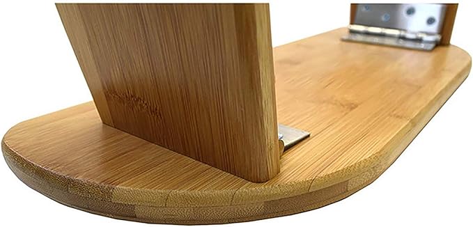 Folding Meditation Bench with Locking Magnetic Hinges - Meditation Seat - Bonus Portable Travel Carry Bag - Ergonomic Bamboo Yoga Stool