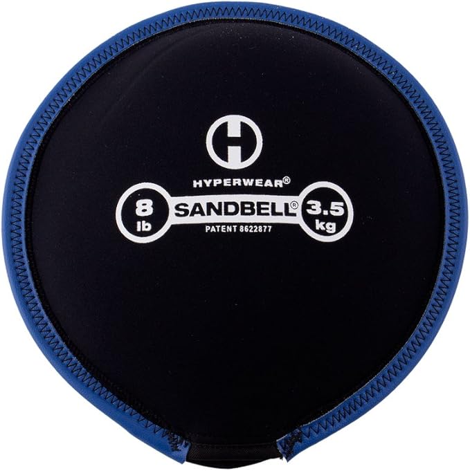 HYPERWEAR SandBell® Soft Sandbag Weight (2–50 lbs) – Pre-Filled with Clean USA Sand, Safe Soft Weight for Strength Training, HIIT, Functional Fitness, Rucking & Home Workouts