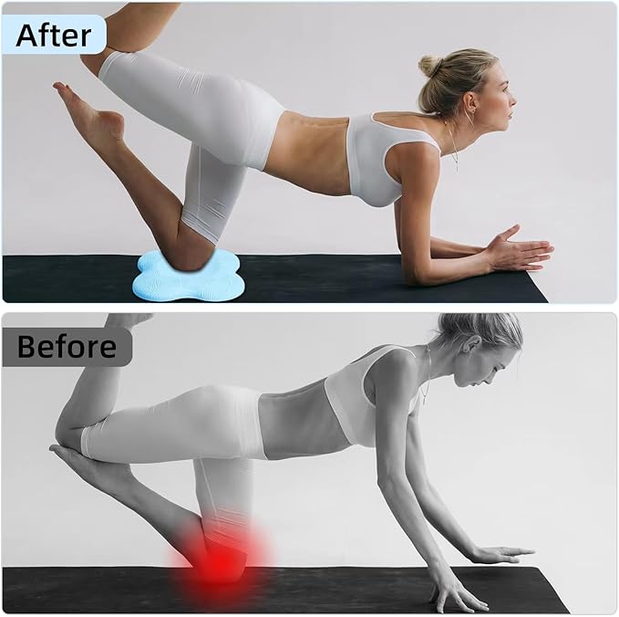 2 packs Yoga Knee Pad Mats Extra Thick for Knees Elbows Wrist Hands Head Foam Pilates Kneeling pad Yoga Knee Cushion Thick Exercise Pads for Knees Elbows Wrist Hands Head Foam Pilates Kneeling pad，Support Foam Pads for Women and Men