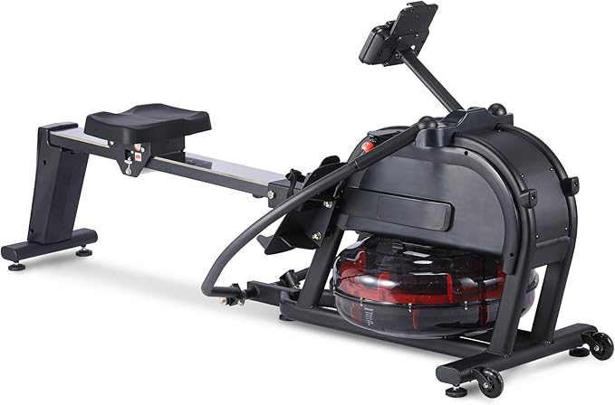 Rowing Machine, Magnetic Rowing Machine with 16 Levels of Quiet Dual Slide, Rowing Exercise Equipment for Home Use, App Compatible, 350lb Weight Capacity