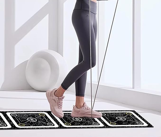 Rubber Agility Ladder 8.8 Ft Non-Slip Speed Agility Training Ladder for Soccer Footwork Training，Flat Agility Ladder for Children's Physical Training Equipment